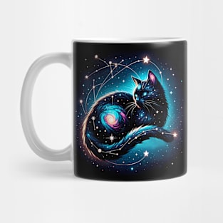 Cosmic Cat and Stars Mug